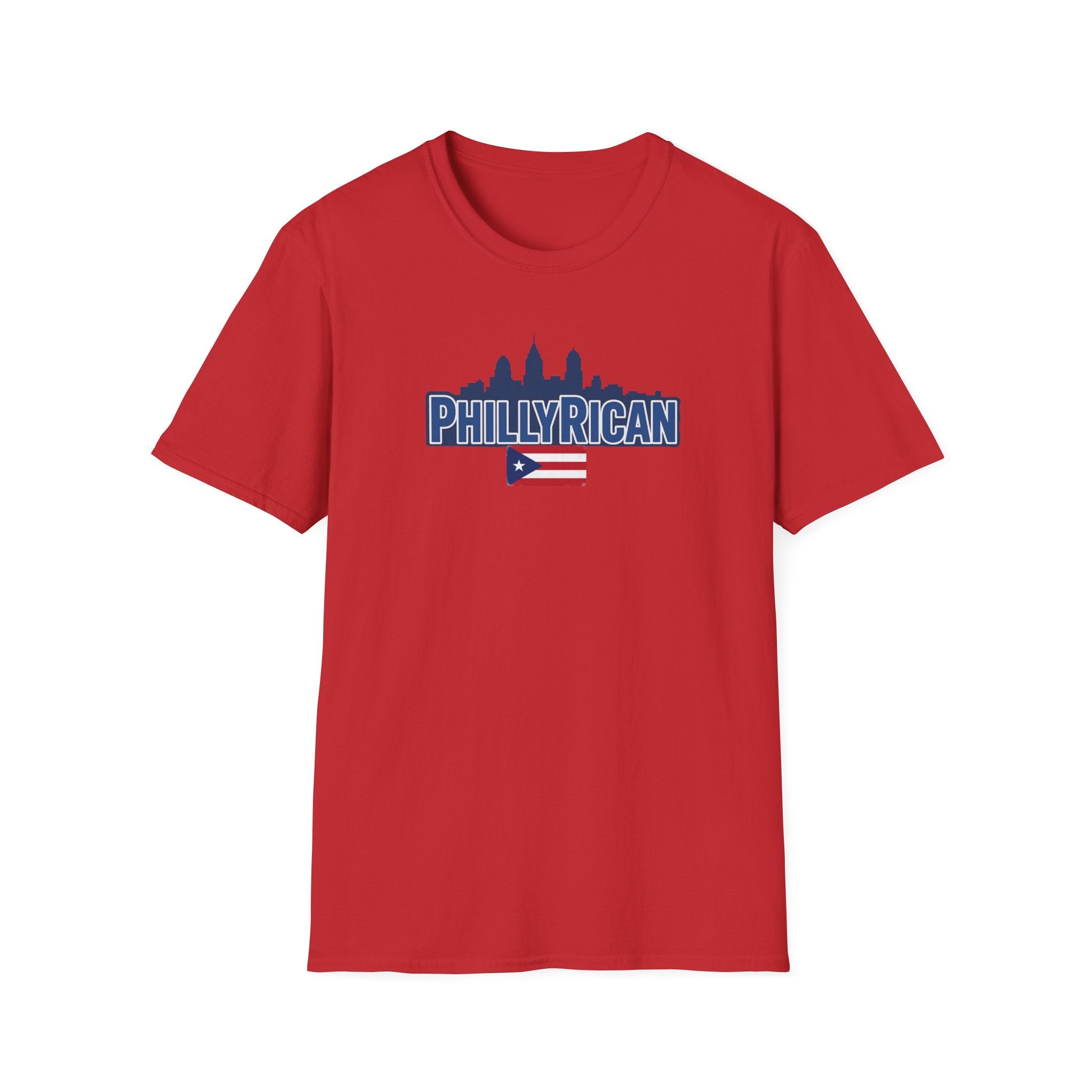 Philly Rican T-Shirt — Puerto Rican Pride with Philadelphia Skyline