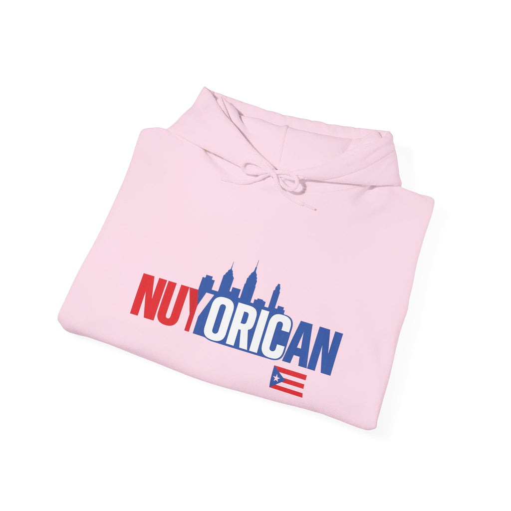 Nuyorican NYC Skyline Hoodie – Puerto Rican Pride Sweatshirt with Flag
