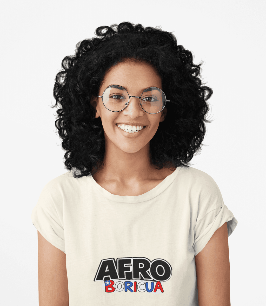Afro Boricua T-Shirt — Puerto Rican Flag Pride Tee