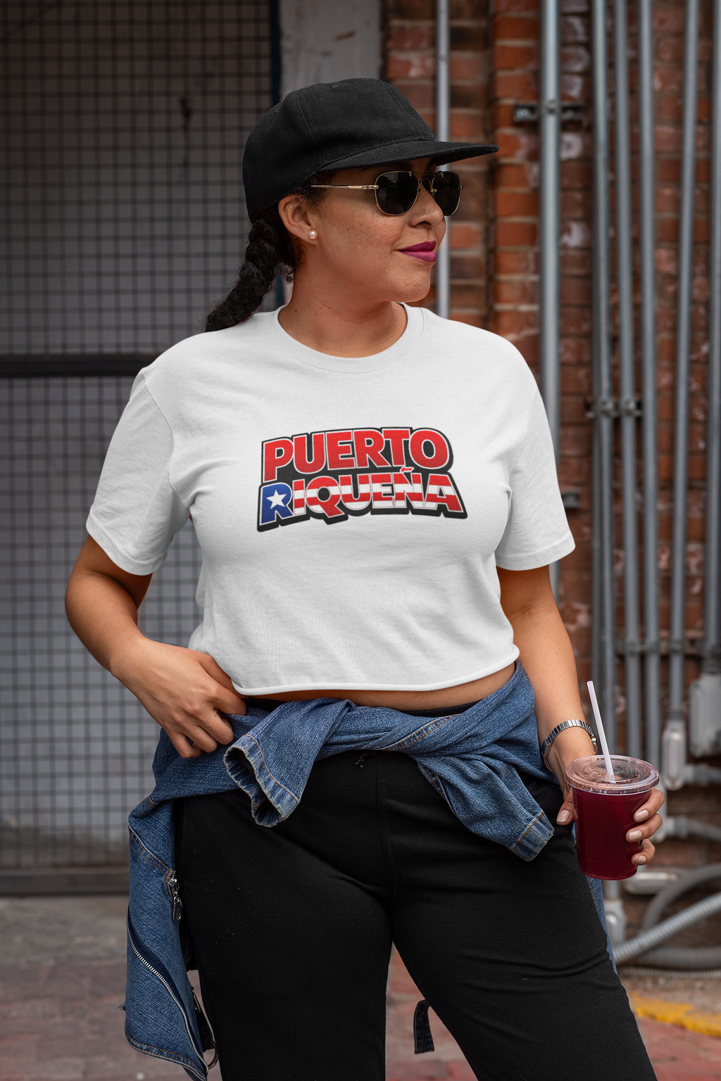 Short sleeve Puerto Riqueña t shirt Proud